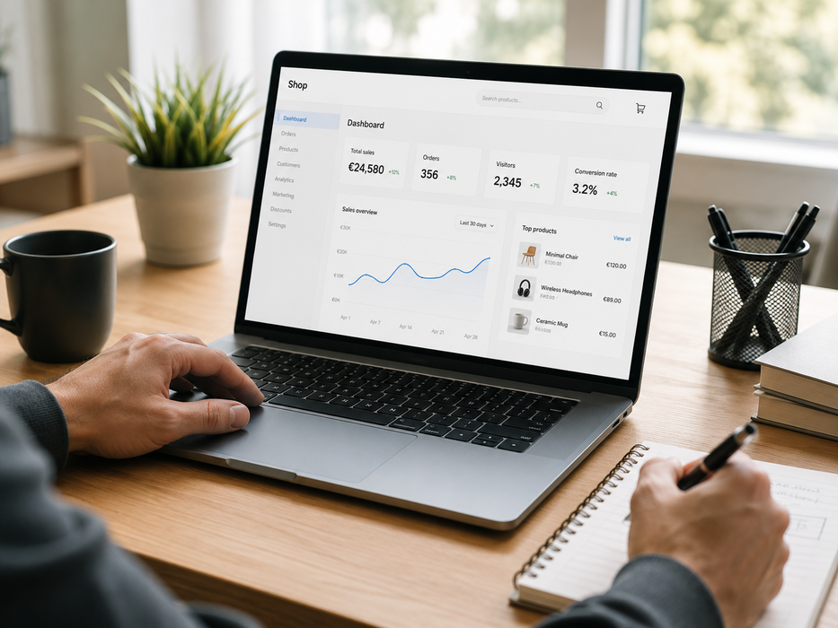 SEO-resultaten op een laptop